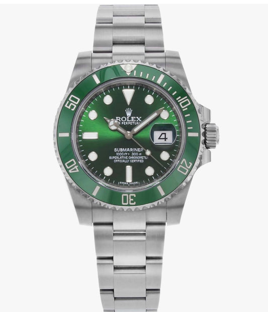 Submariner "Hulk" Green Dial Men's Luxury Watch M116610LV-0002